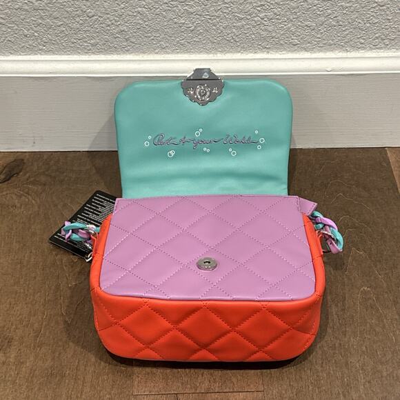Loungefly Disney Ariel Color Block Handbag – NEW, The Little Mermaid Purse - Picture 5 of 6